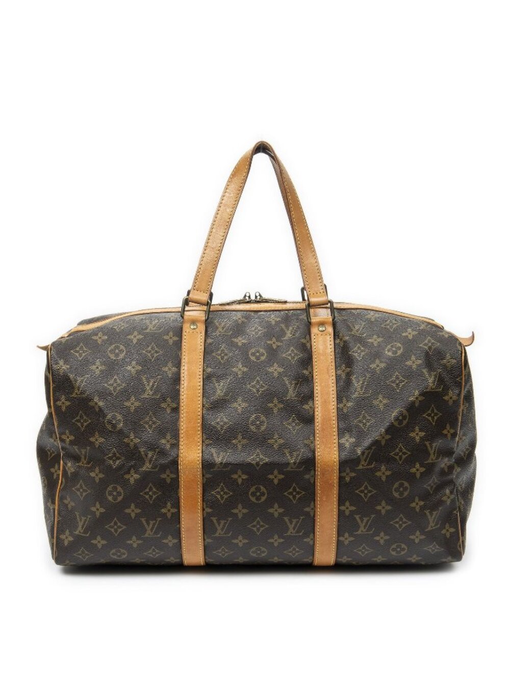 Louis Vuitton Sac Seau Pull Brown Monogram Canvas Handbag